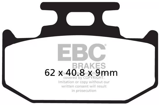 EBC Organic Brake Pads FA152TT