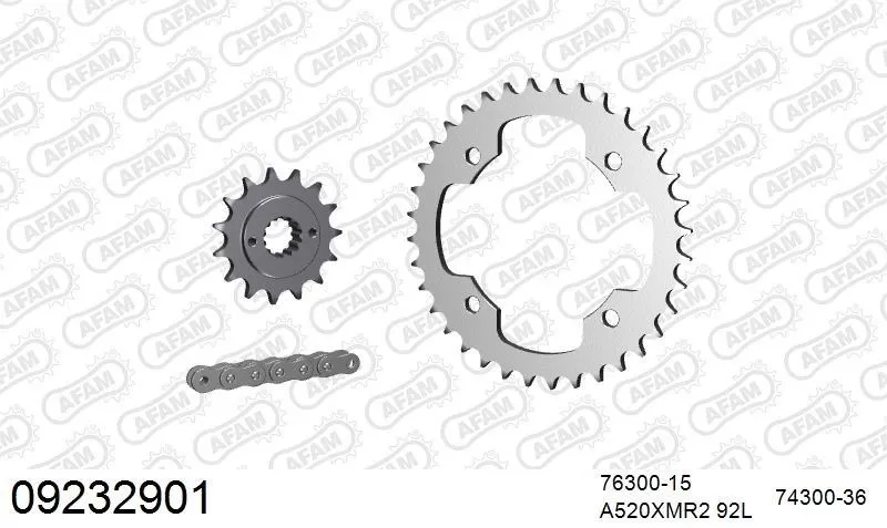 AFAM Chainset - Steel