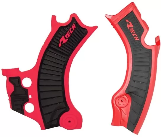 Rtech Frame Protections Honda CRF-R/CRF-RX 250 Red/Black