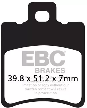 EBC Carbon Scooter Brake Pads SFAC193