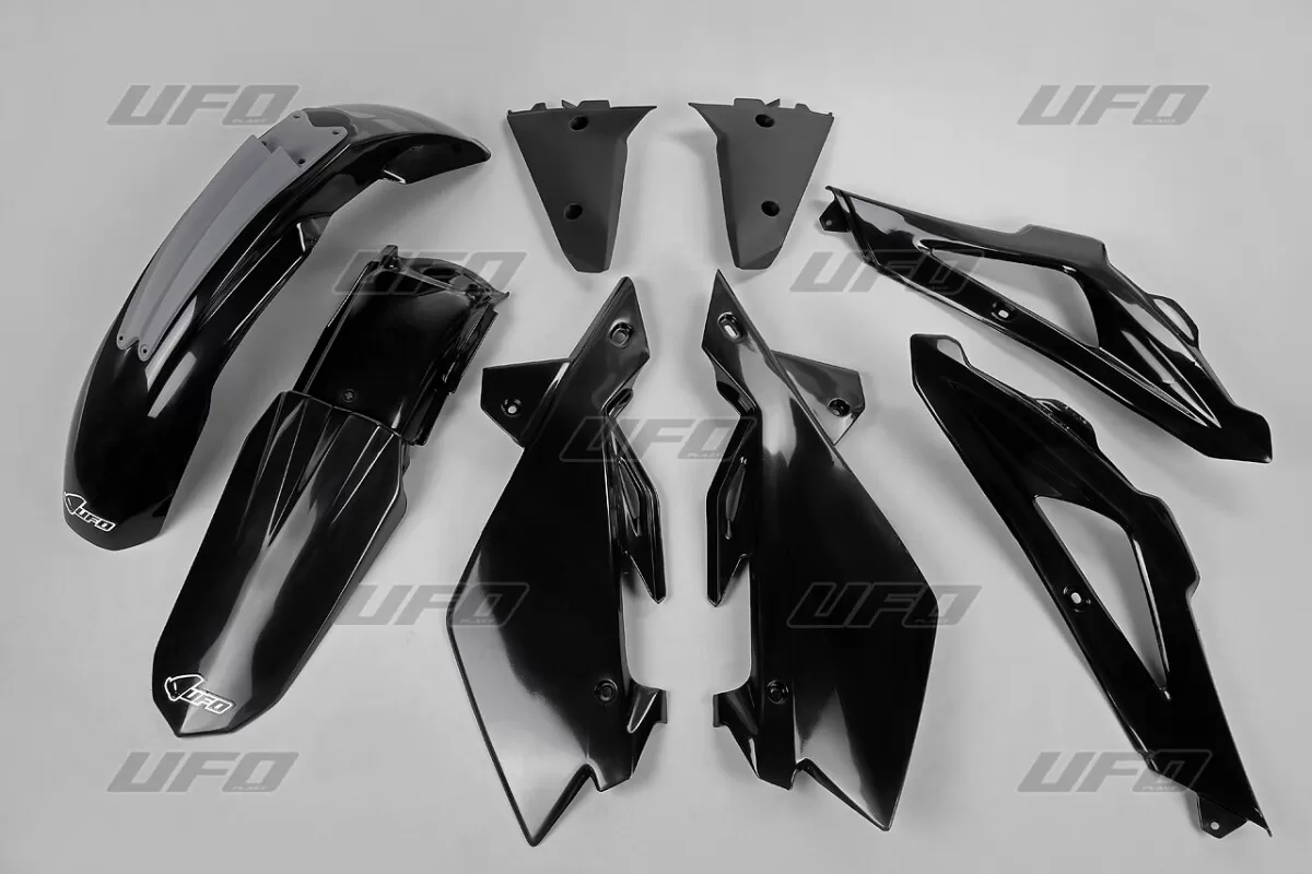 UFO Plastic Kit Husqvarna TC/TE 05-07 Black