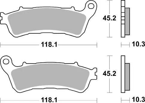 953LS BRAKE PADS SINTER