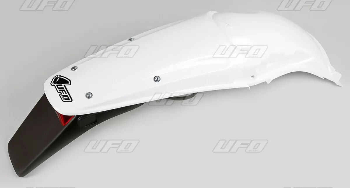 UFO Rear Fender White Honda CR125-250 00-01