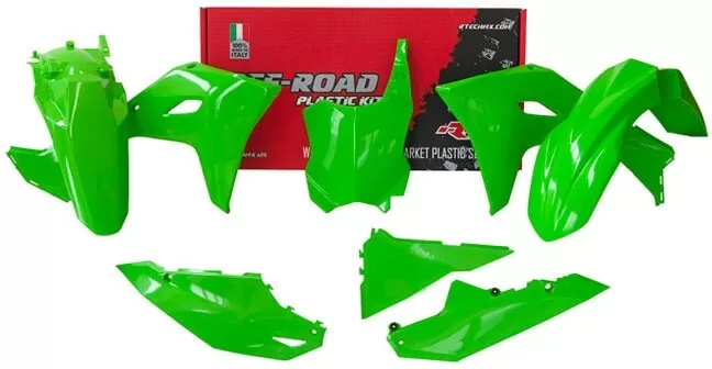 Rtech Plastic Kit 5-Piece KX Green Kawasaki KX 450 2024