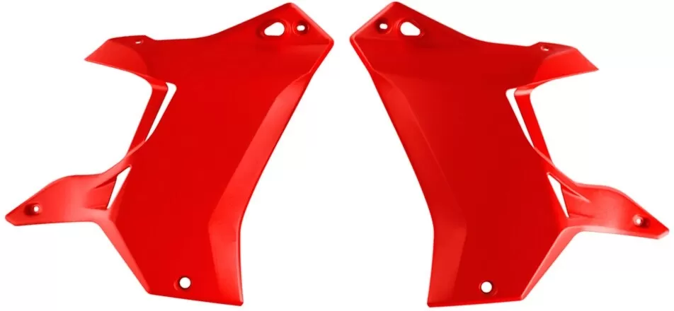 Rtech Radiator Scoops Left/Right Red Yamaha T7