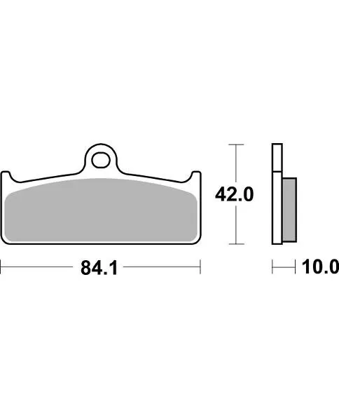841DS-2 BRAKE PADS SINTER RACING