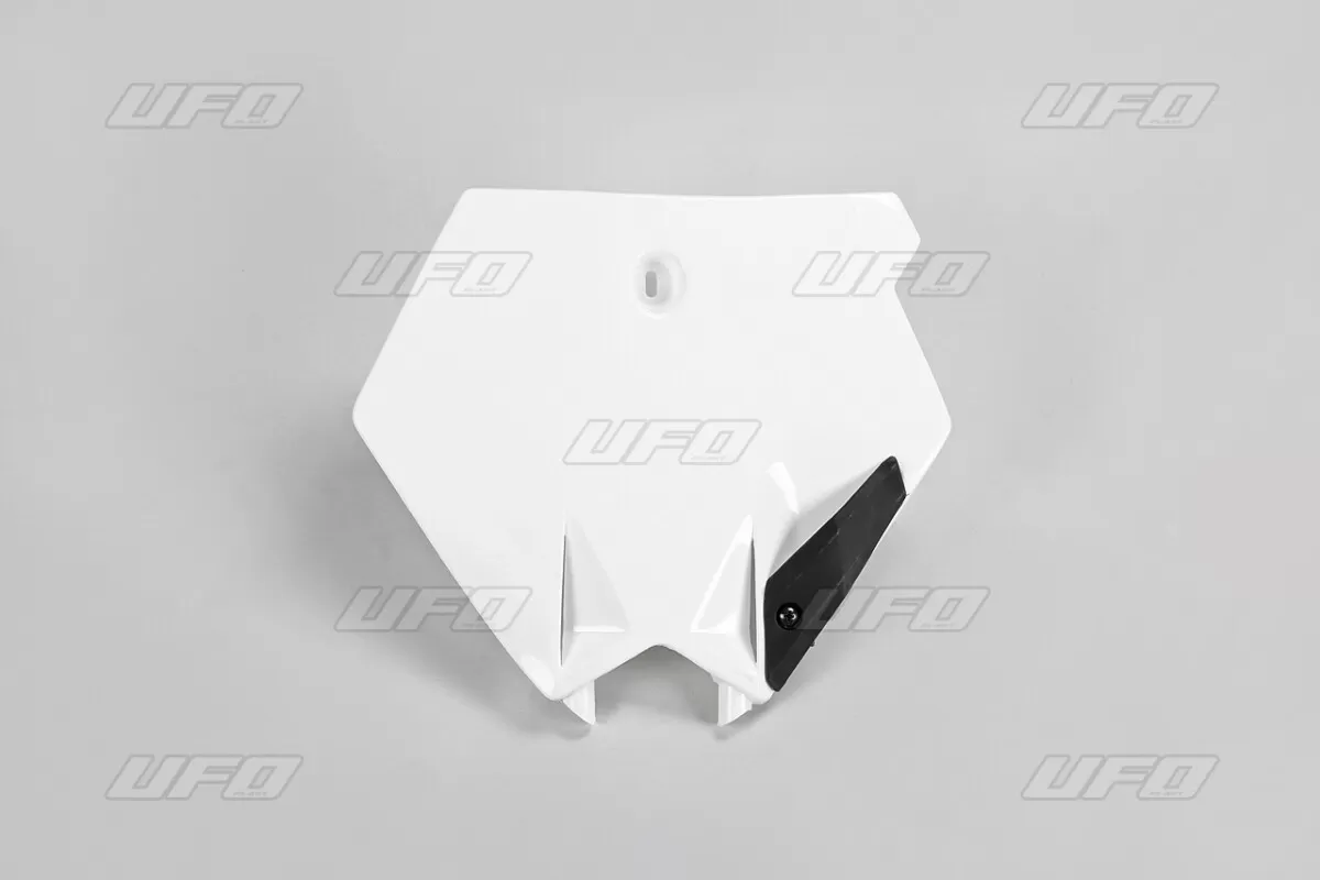 UFO Front Number Plate White KTM SX85 04-12