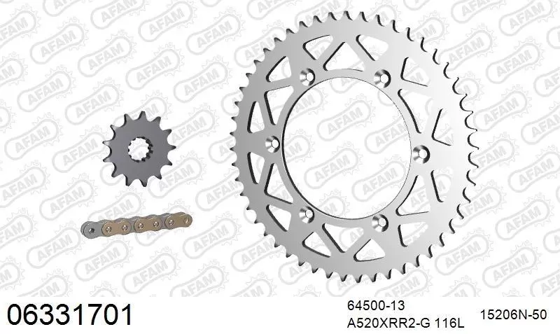 AFAM Chainset - Aluminium