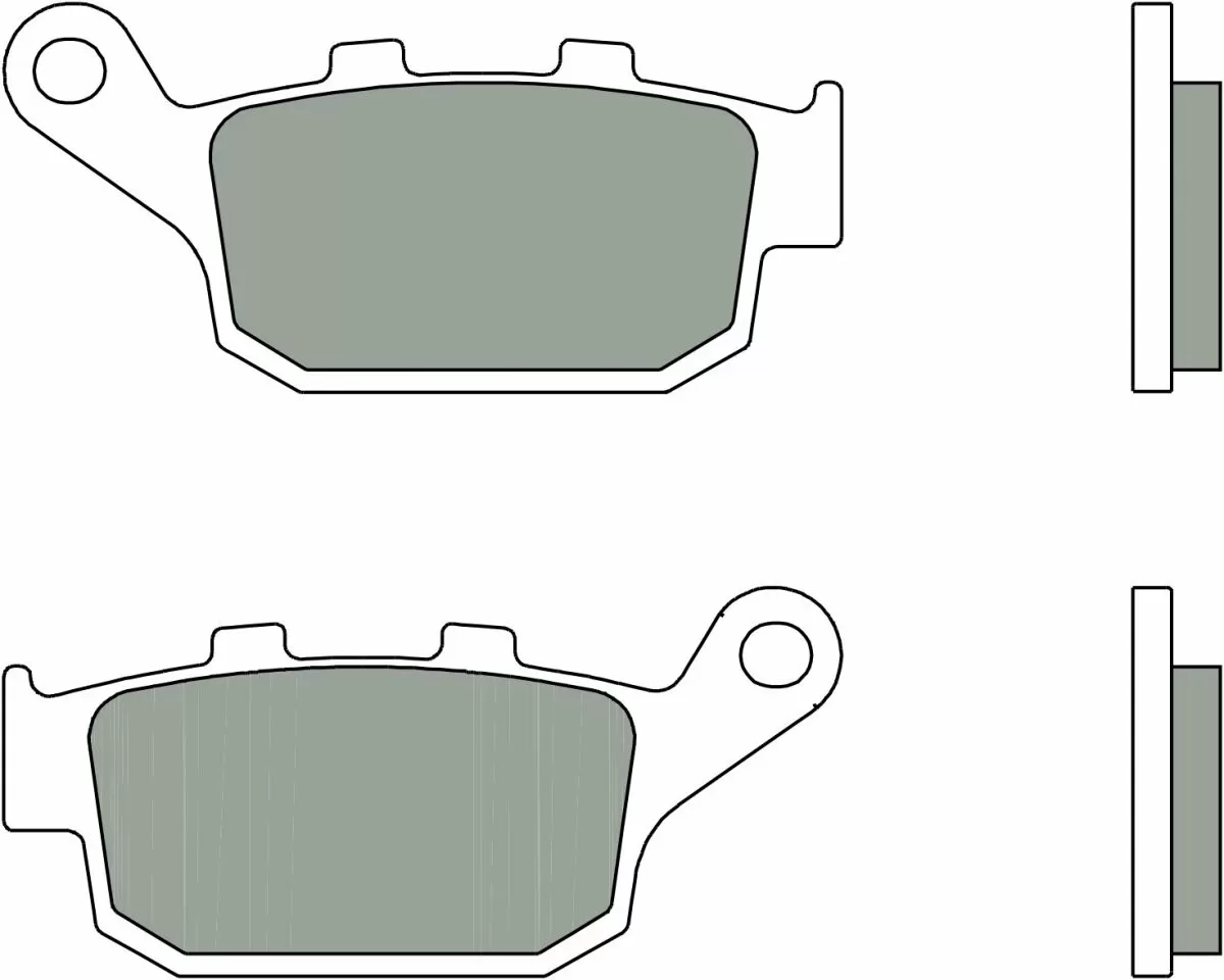 Brembo 07HO53CC Brake Pads Organic