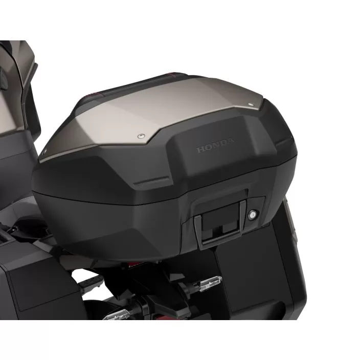 Honda 50l Top Box Pack - Mat Warm Ash Metallic With Red Stitching