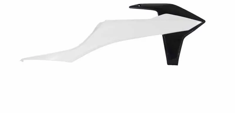 Rtech Radiator Scoops White/Black