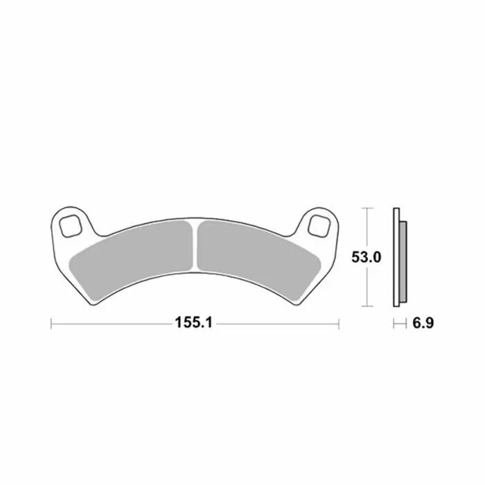 Brembo 07PO14SX Brake Pads Sinter Off Road Racing 