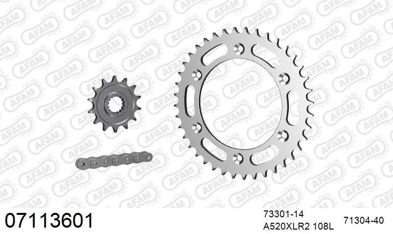 AFAM Chainset - Steel