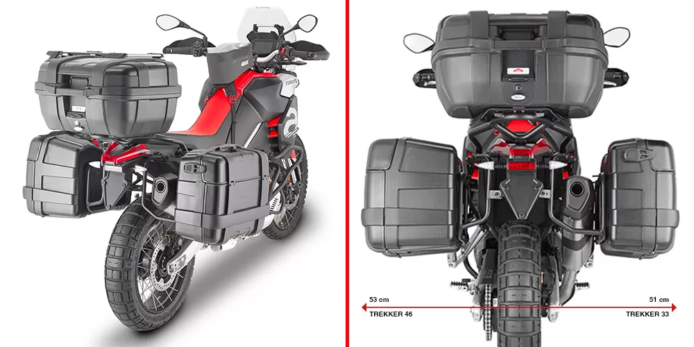 GIVI Tubular Pannier Holder Aprilia Tuareg 660