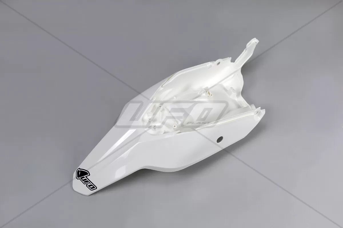 UFO Rear Fender with Side Panels White KTM 65