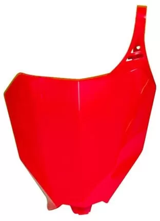 Rtech Front Number Plate Red Honda CRF-R 450 / CRF-RX 450