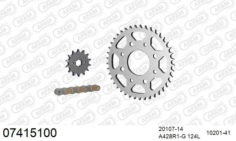 AFAM Chainset - Steel