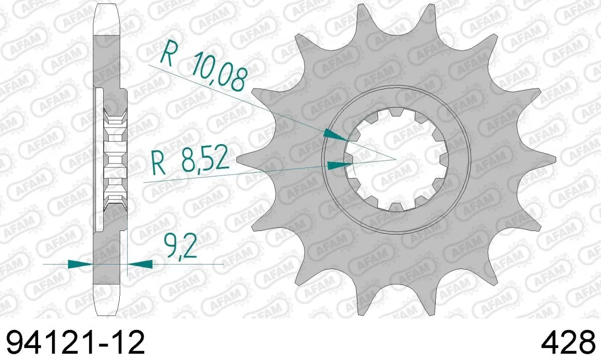 AFAM Sprocket Front 12T - 428