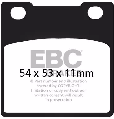 EBC Organic Brake Pads FA045