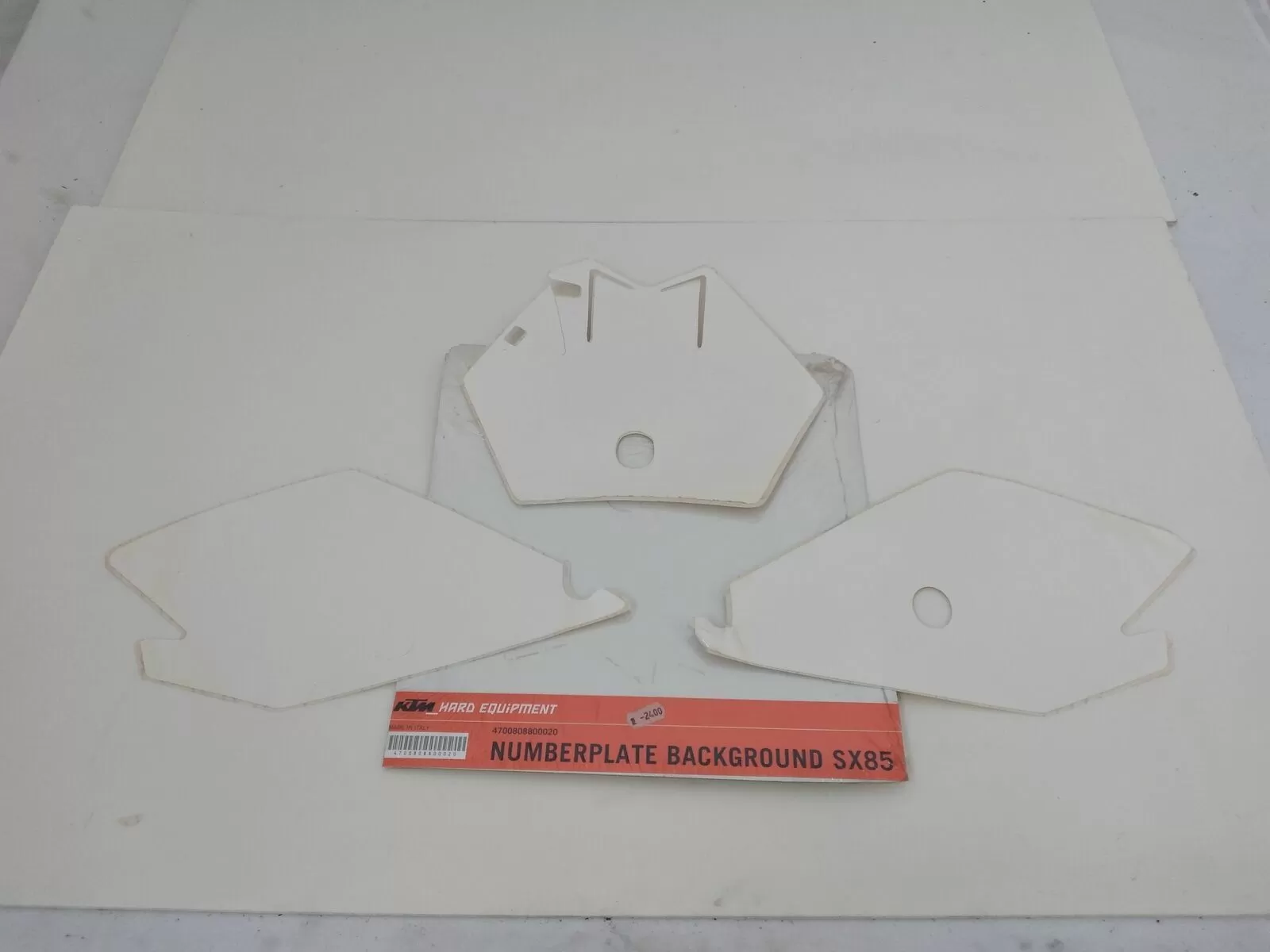 KTM NUMBER PLATE BACKGROUNDS SX 85 4700808800020