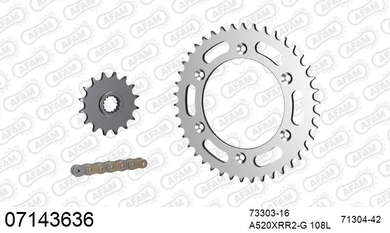 AFAM Chainset - Steel