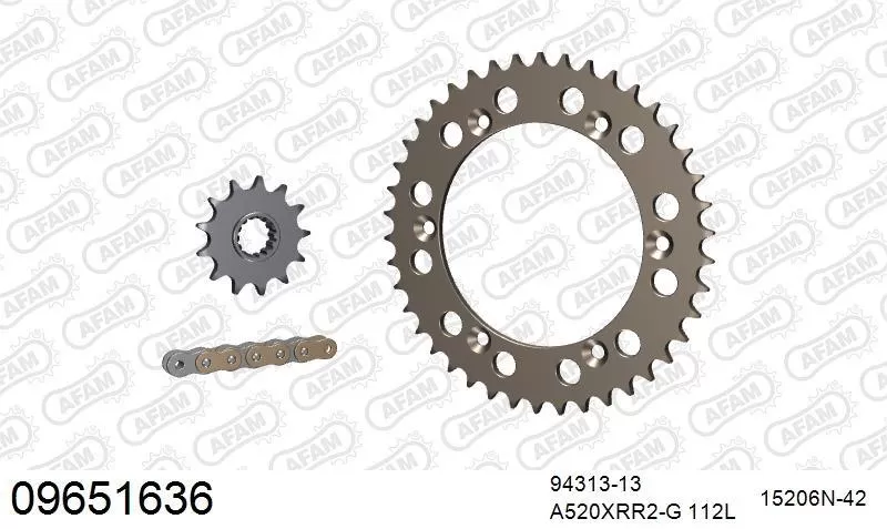 AFAM Chainset - Aluminium