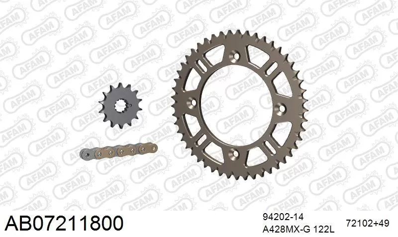 AFAM Chainset - Aluminium AB