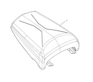 Triumph Pillion Seat Comfort Tiger 850 Sport (21-)