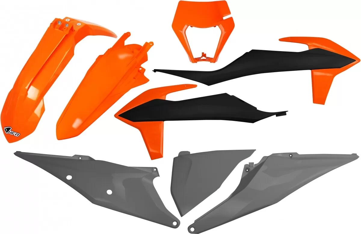 UFO Plastic Kit with Headlight KTM OEM 21