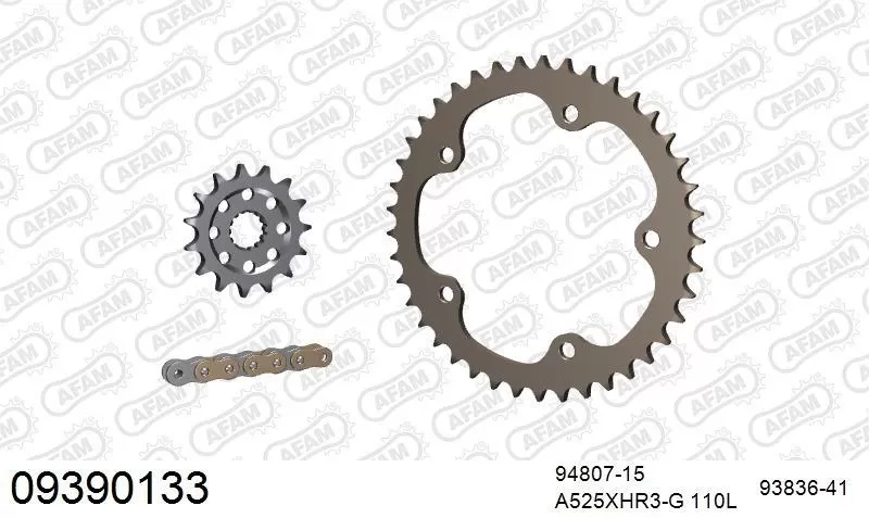 AFAM Chainset - Aluminium