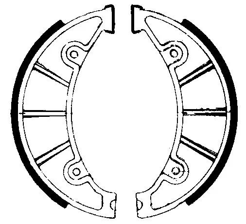 Ferodo FSB852 Brake Shoes 