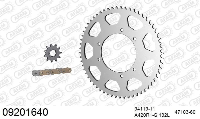 AFAM Chainset - Steel