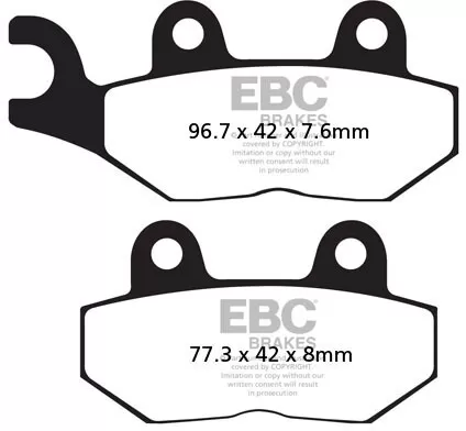 EBC HH Sintered Sportbike Brake Pads FA214HH