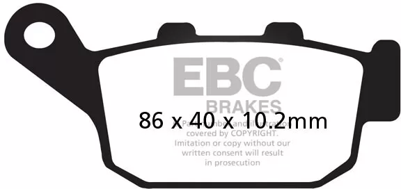 EBC Semi Sintered Brake Pads FA140V