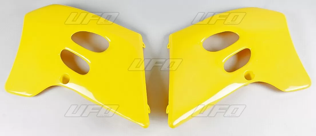 UFO Radiator Covers Yellow Suzuki RM125/250