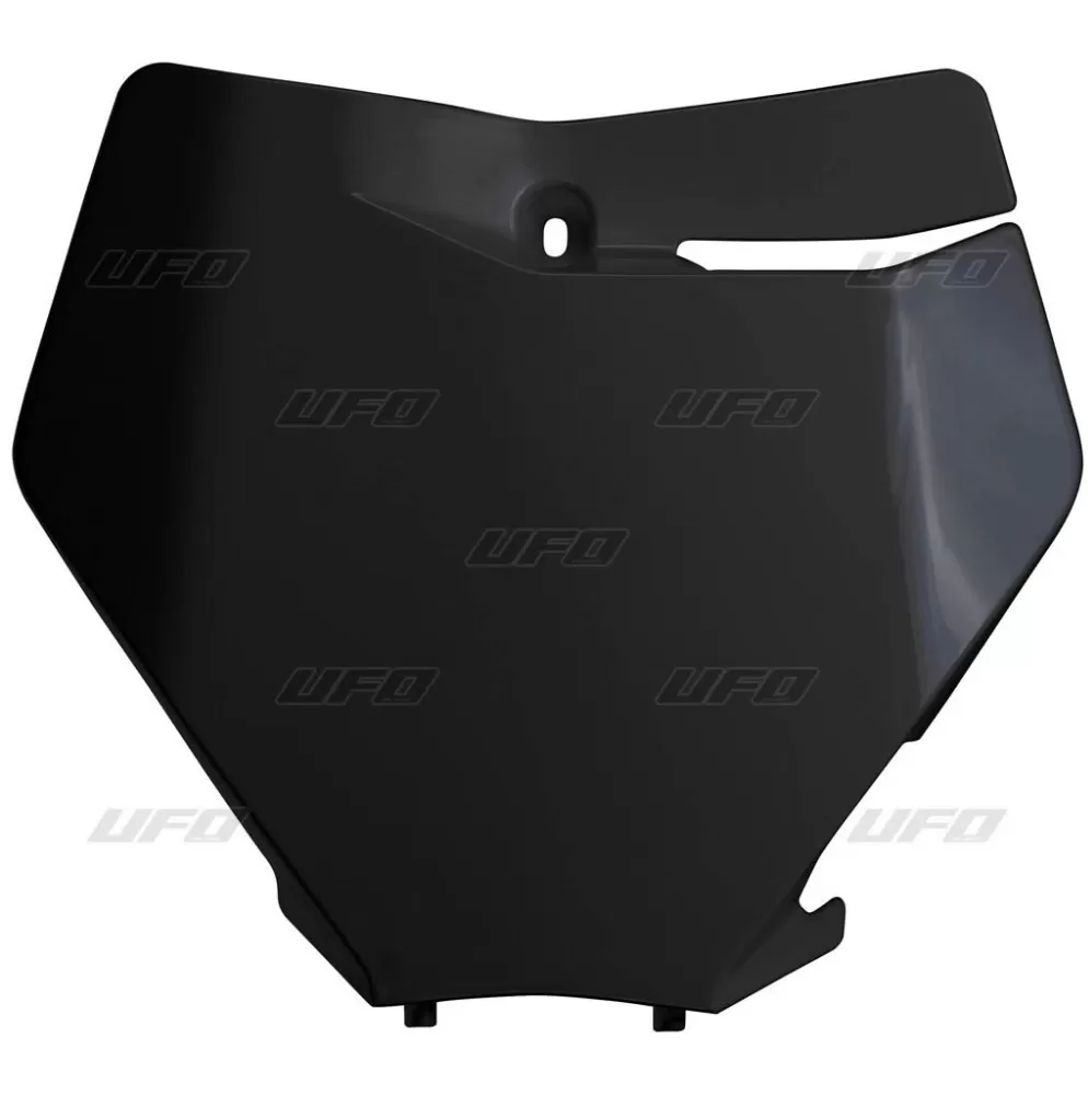 UFO Front Number Plate Black KTM SX/SX-F 19-22