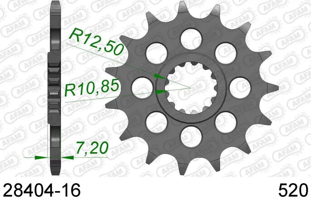 AFAM Sprocket Front 16T - 520