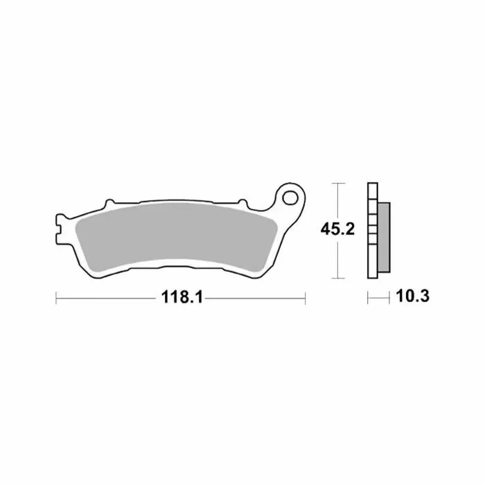 Brembo 07HO66SP Brake Pads Sinter Street 