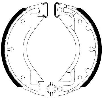 Ferodo FSB738EF Brake Shoes Eco-Friction EF