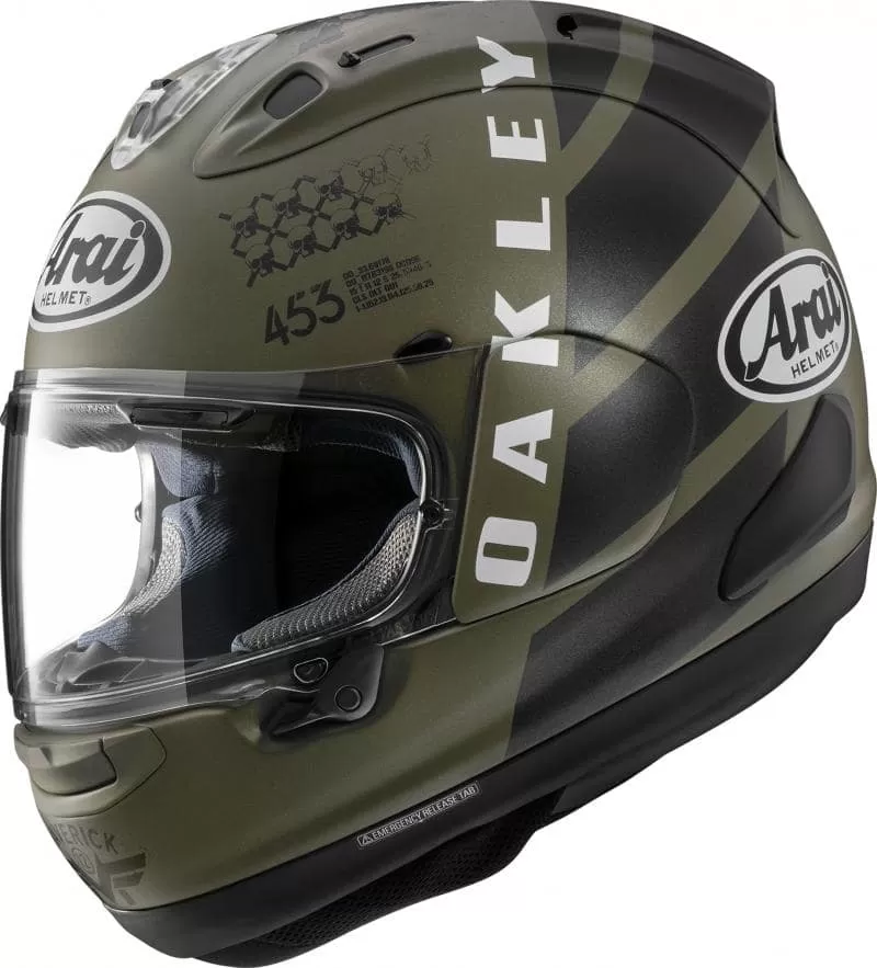 Arai RX-7V EVO Maverick Oakley