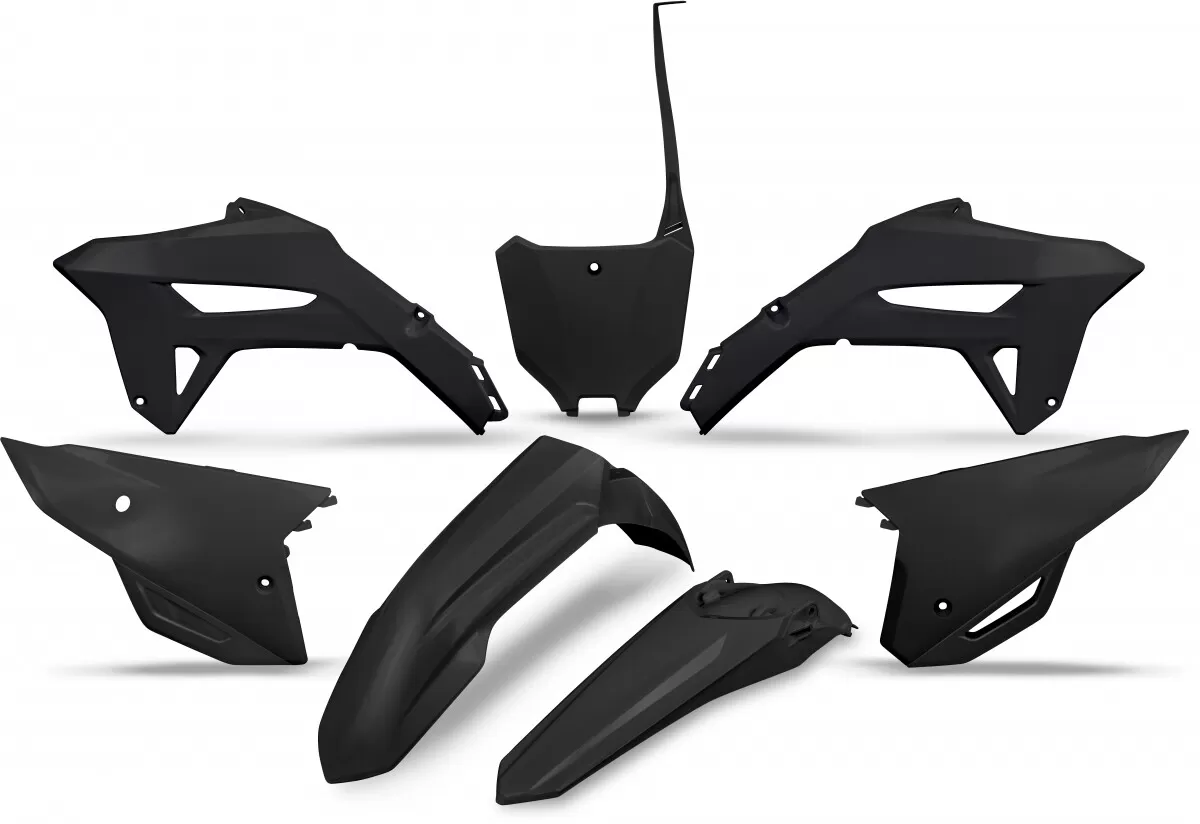 UFO Plastic Kit Black for Honda CRF 250R / 450R