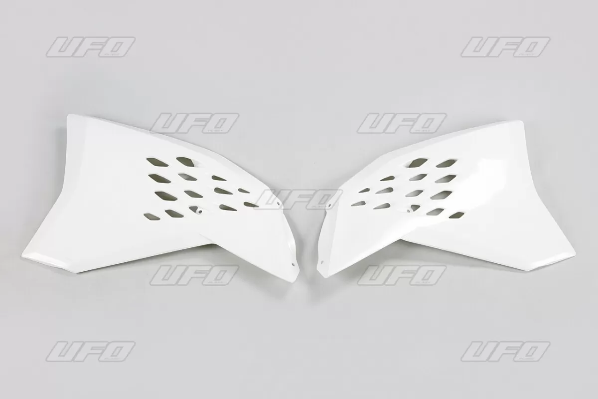 UFO Radiator Covers White KTM SX/SXF 09-10/EXC 09-11