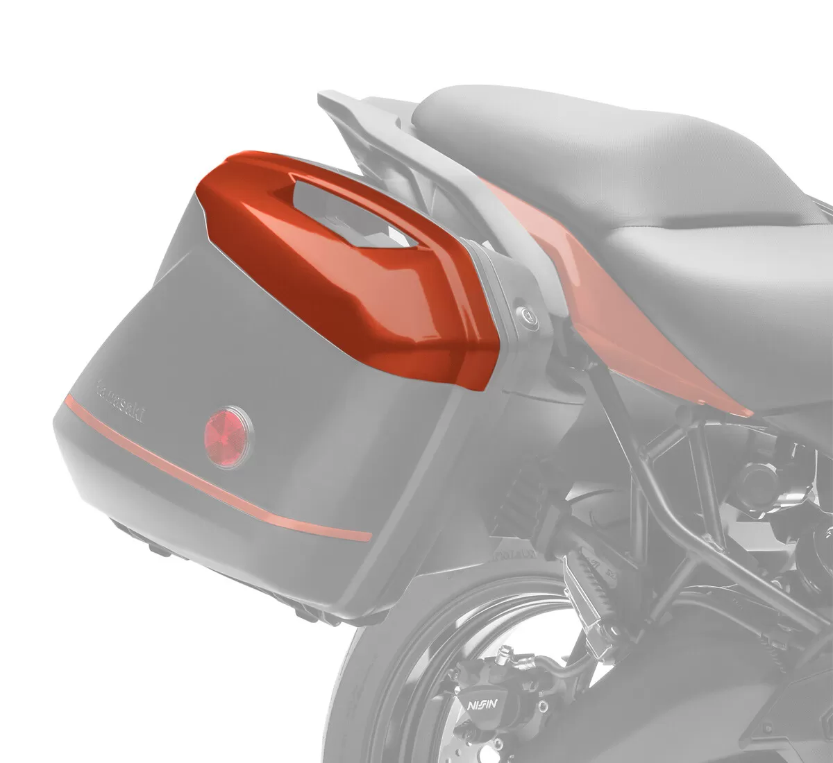 Kawasaki PANNIER COVERS 53P ORN KLE650E-F