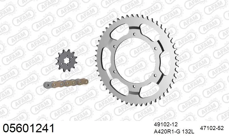 AFAM Chainset - Steel
