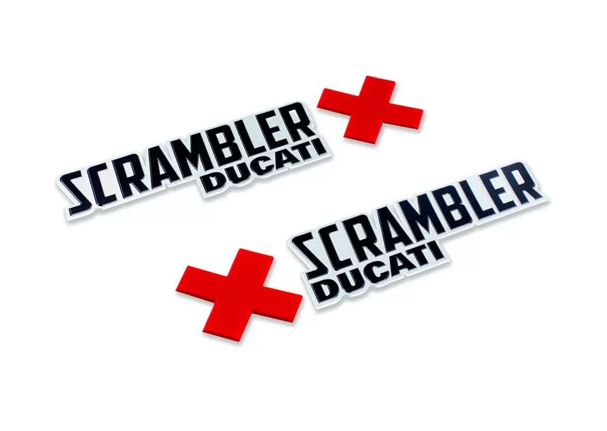 Ducati URBAN END TANK DECAL SET - SCR 97480121A