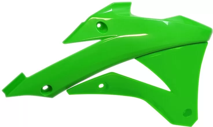 Rtech Radiator Scoops KX 85-100 Kawasaki Green