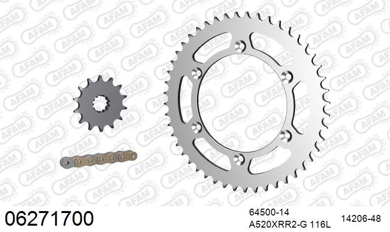 AFAM Chainset - Steel