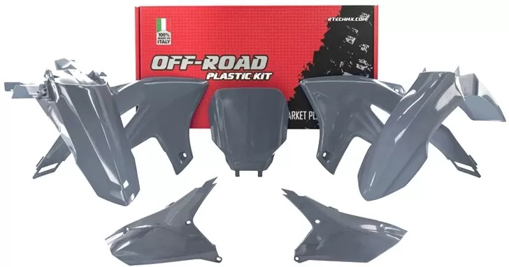 Rtech Plastic Kit 5 Pcs Quantum Grey YZF 450 2023