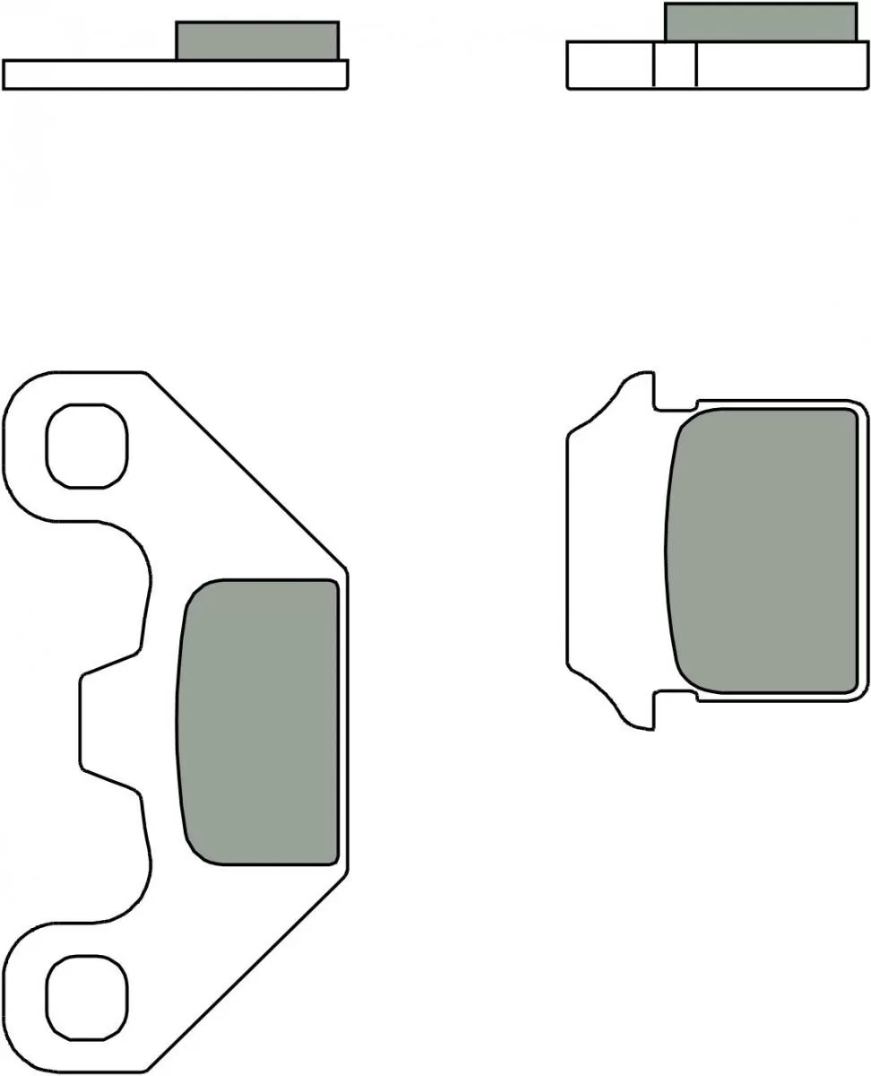 Brembo 07099 Brake Pads Organic Scooter 