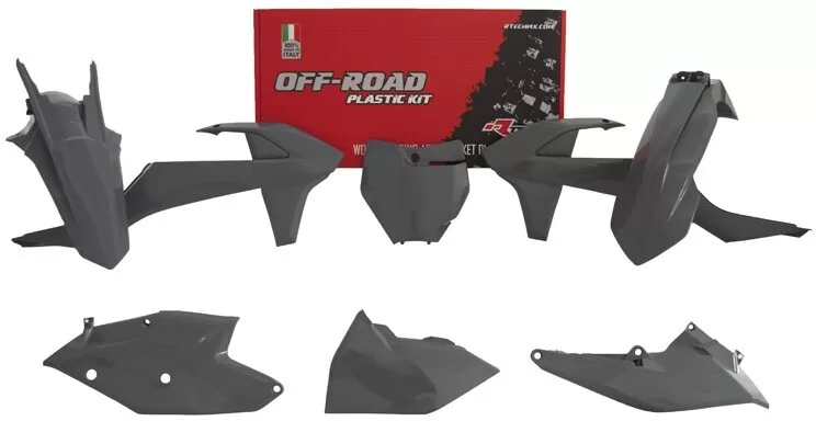 Rtech Plastics Kit 6-Piece with Airbox KTM Quantum Grey